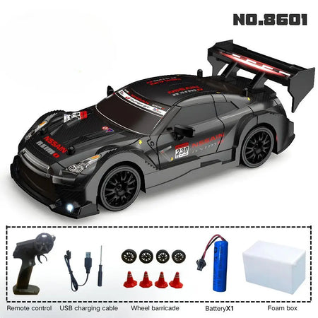 GTR Mustang AE86 1:24 Remote Control Drift Racing Car for Kids 8601-Foam box