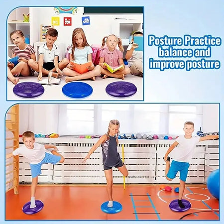 QzeUpwardSpirit Thickened Balance Pad Yoga Massage Seat Cushion