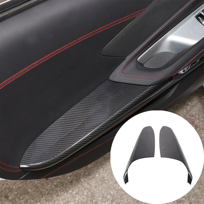 Pannello Bracciolo Porta in Fibra di Carbonio per Chevrolet Corvette C8