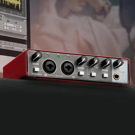 MD22 Recording Sound Card 24 Bit 192 KHz USB Audio Loopback