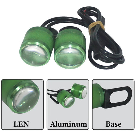 KEVANLY 2X Strobe Motorcycle Eagle Eye Light &ndash; High Visibility LED Warning Signal