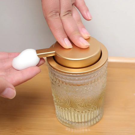 400ml Luxury Glass Bubble Hand Wash Dispenser &ndash; Soft Press