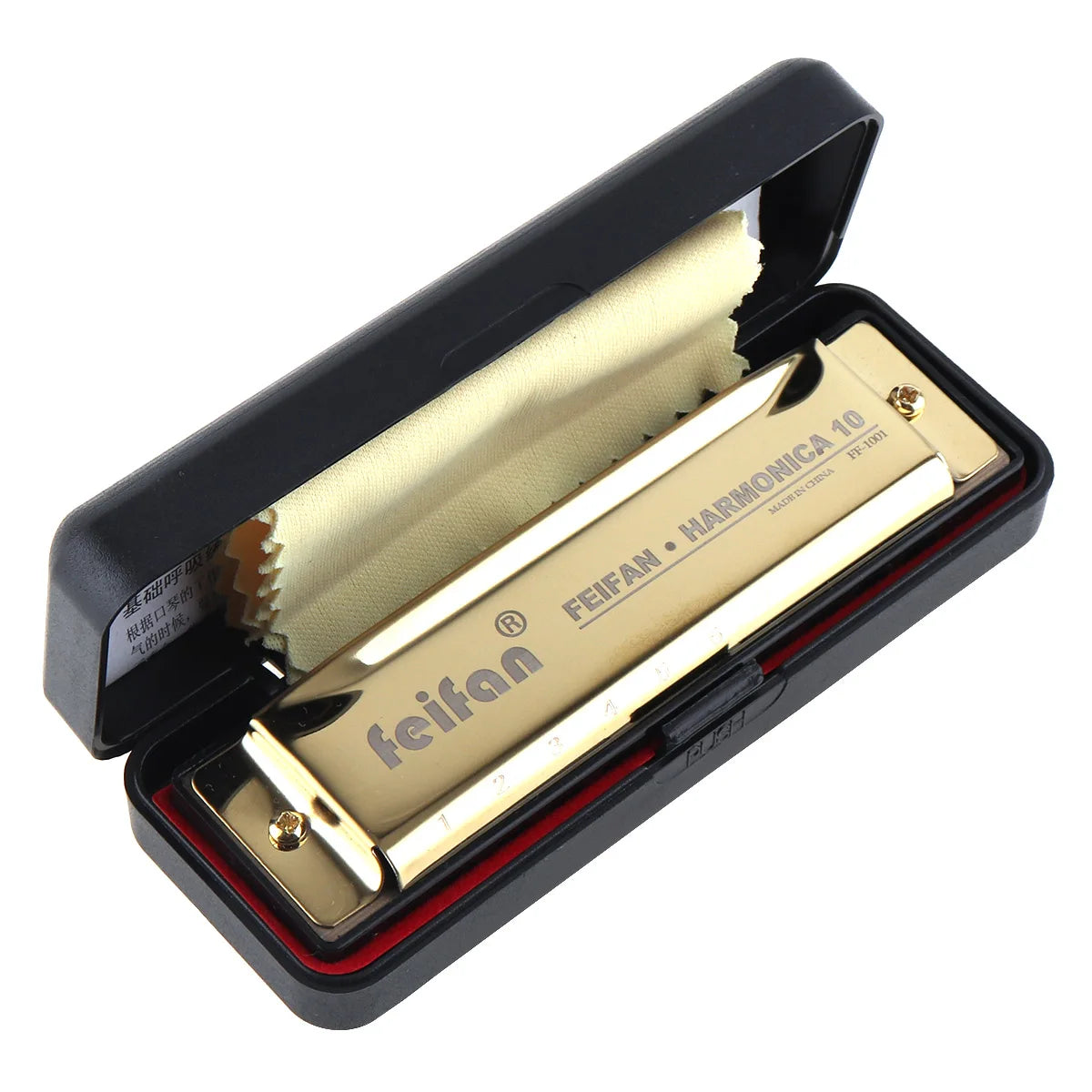 Professional Blues Harmonica 10 Hole 20 Tone &ndash; For Beginners