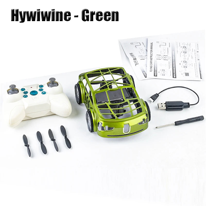 RC Drone 2 In 1 &ndash; Aerial Photography And Ground Control Green1b