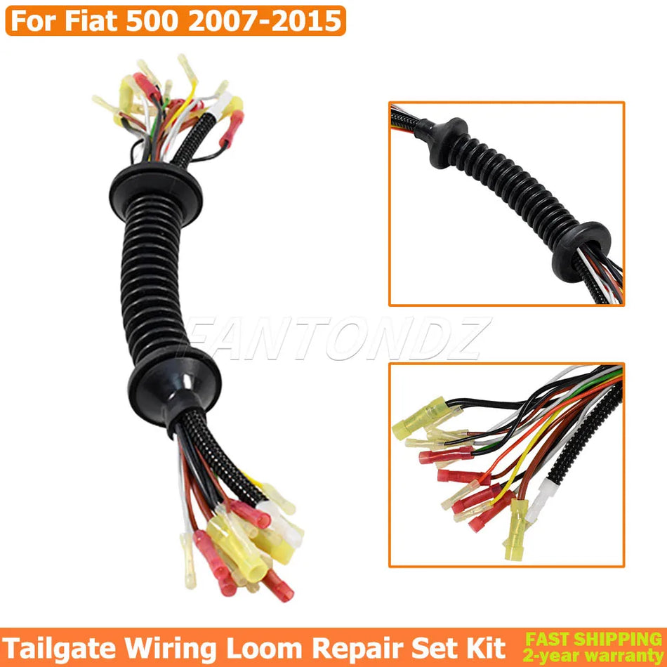 Tailgate Wiring Harness Repair Kit For Fiat 500 2007-2015