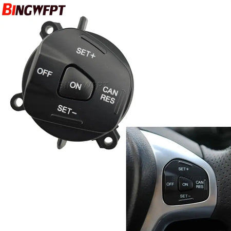 Steering Wheel Right Cruise Control Switch Button With Wiring Harness For Ford Fiesta MK7 Escort Ecosport 2013-2015 by InterCyprus Trading Ltd
