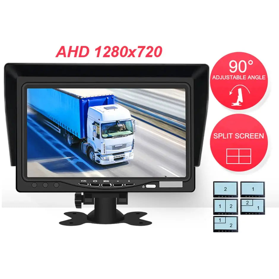 AHD Truck Backup Camera System With 7 Inch Monitor And 1080P Night Vision by InterCyprus Trading Ltd