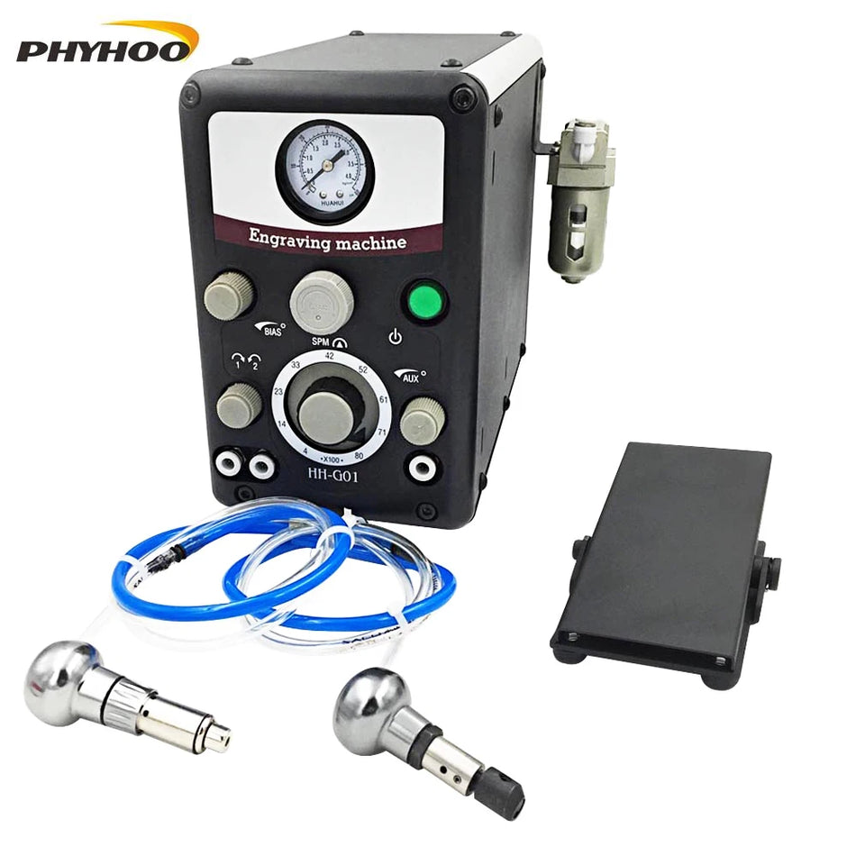 Herramienta de Grabado Neumática Graver Max G8 para Fabricación de Joyas, Grabador