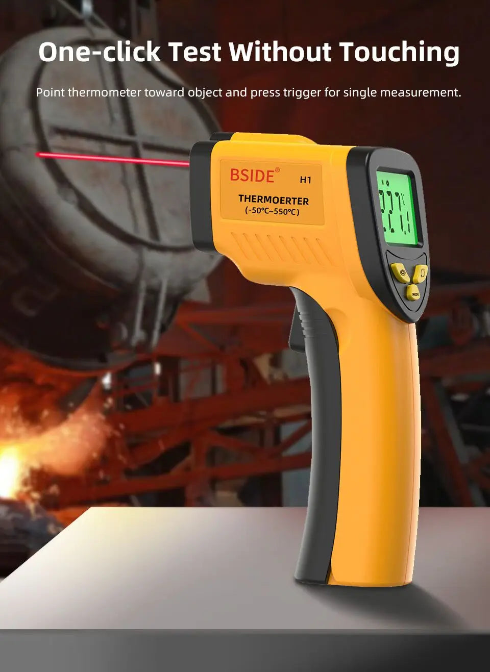 TK HOT BSIDE H1 Infrared Thermometer &ndash; Fast Non Contact