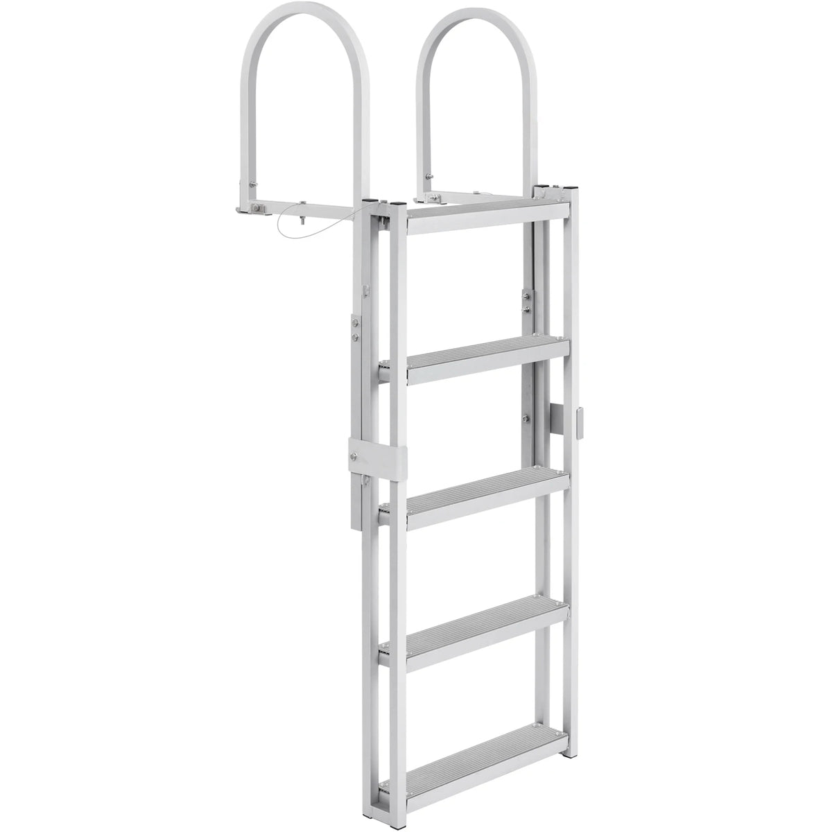 SucceBuy 4/5 Steps Retractable Dock Ladder &ndash; 350 Lbs