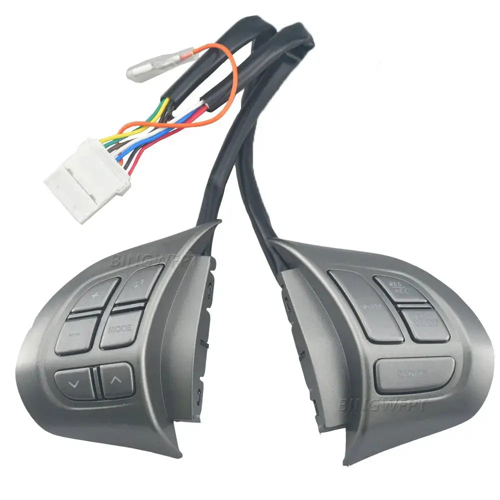 Silver Steering Wheel Audio Cruise Control Switch Buttons For Subaru Forester 2008 2009 2010 With Backlight by InterCyprus Trading Ltd