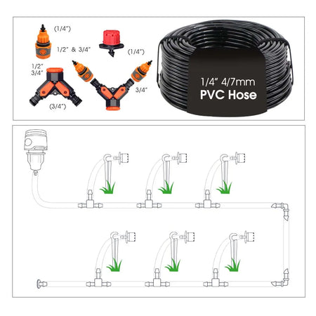 30-10m Garden LCD Button Timer Irrigation Set &ndash; LCD Display