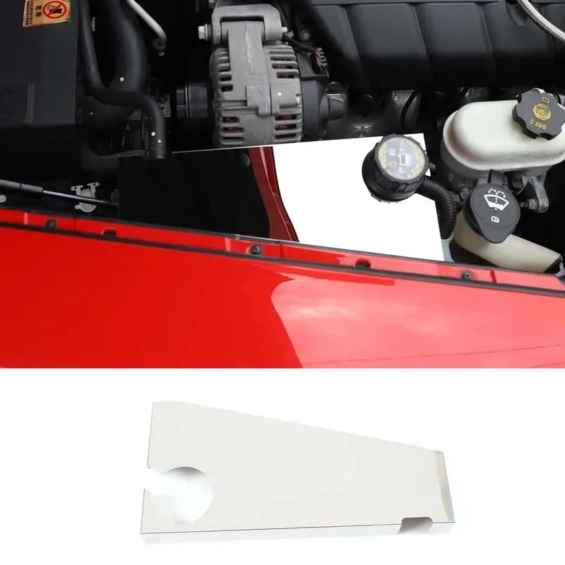 Obudowa zbiornika płynu chłodzącego silnika ze stali nierdzewnej w kolorze srebrnym do Corvette C6