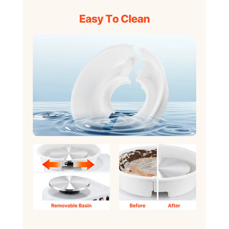 SucceBuy Pottery Wheel &ndash; Variable Speed 60-300 RPM