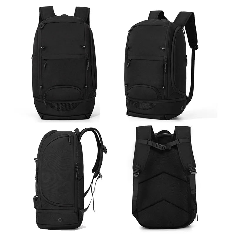 Soccer Basketball Backpack With Shoes Pack &ndash; Large Capacity