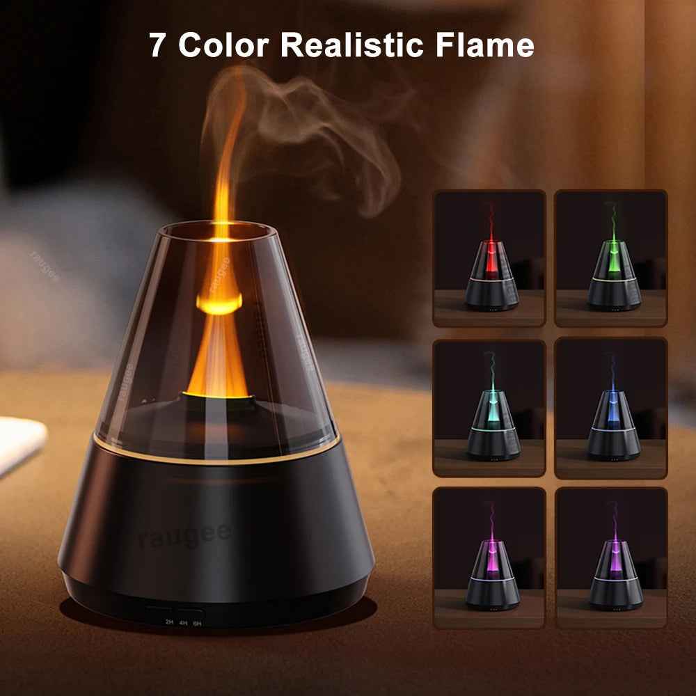 Aroma Air Humidifier Flame Essential Diffuser 120ML &ndash; Mini