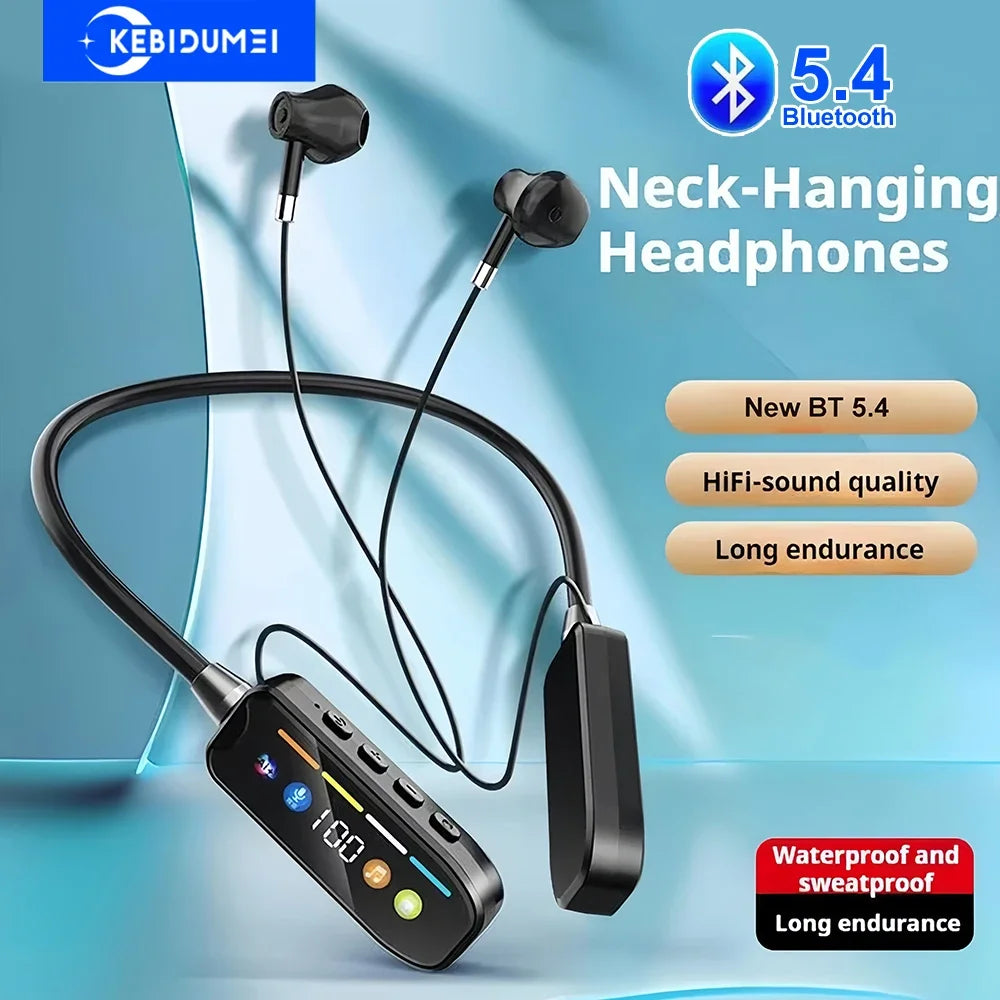 HD Screen Bluetooth 5.4 Headphones &ndash; Noise Canceling