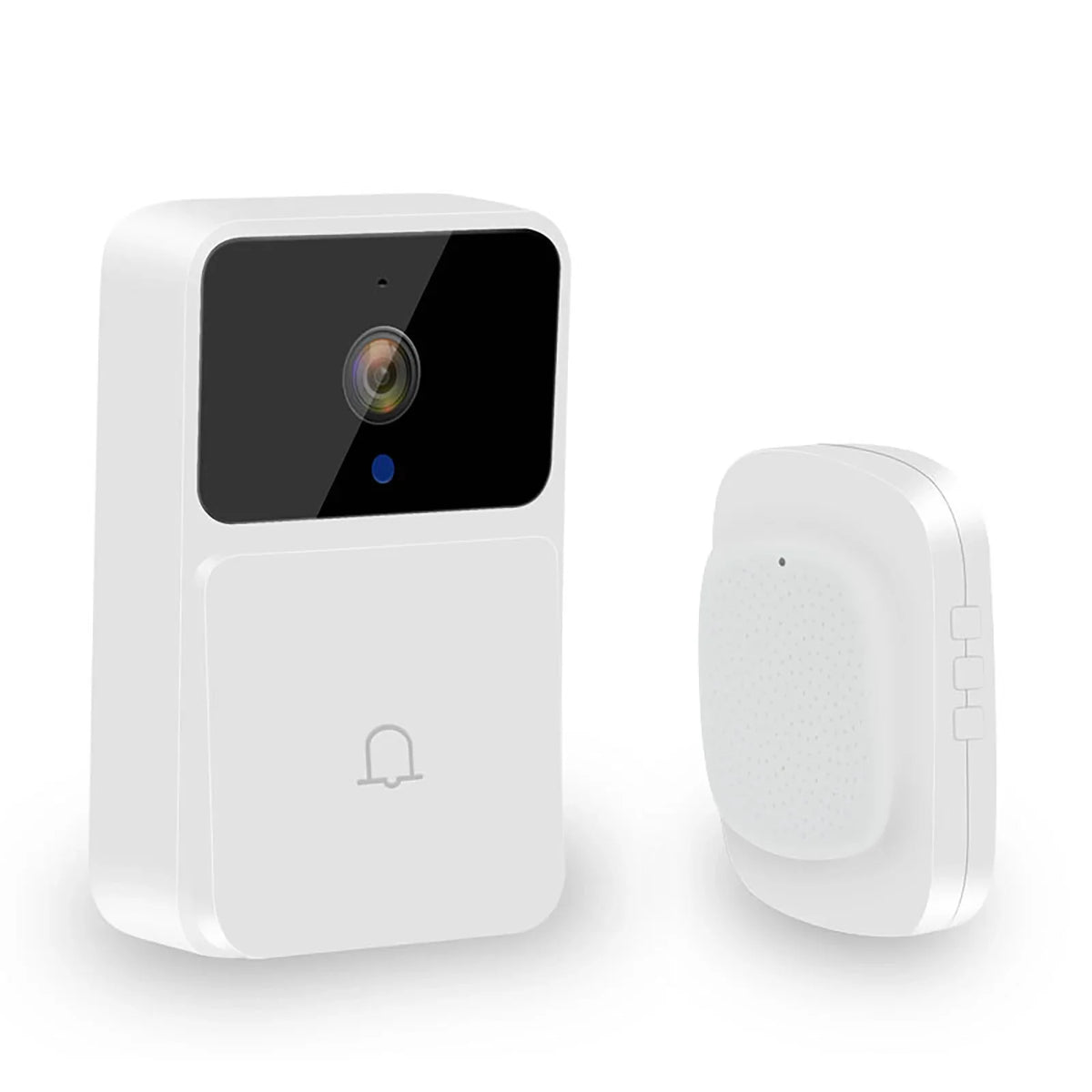WiFi Video Doorbell &ndash; HD Camera With IR Night Vision White