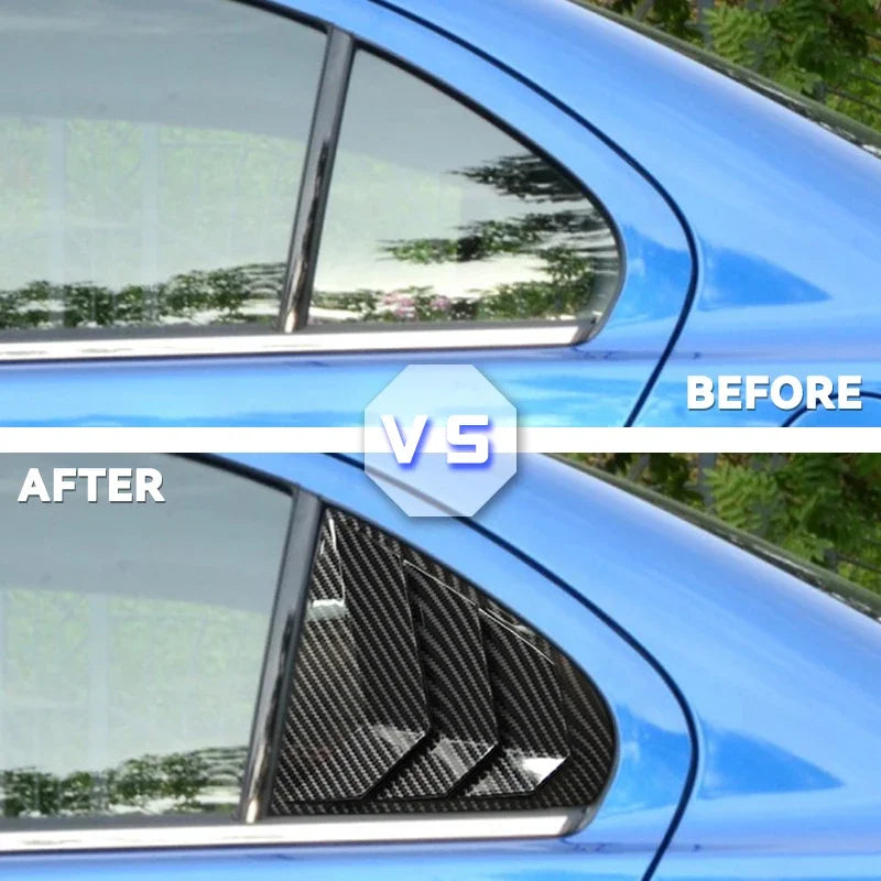 Kryty zadného okna Mitsubishi Lancer z uhlíkových vlákien