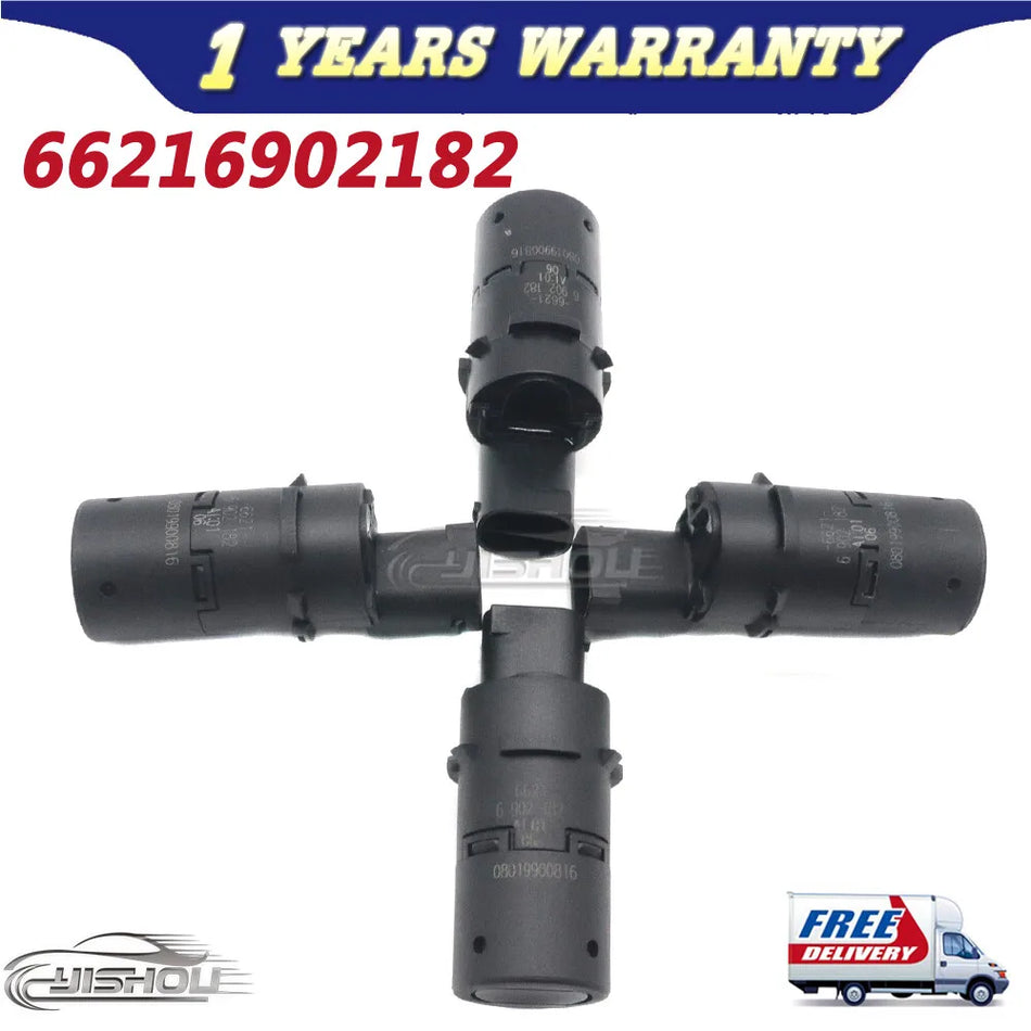 Sensor de estacionamiento PDC de asistencia de reversa para parachoques 4PCS para BMW E38 E39 E53 X5