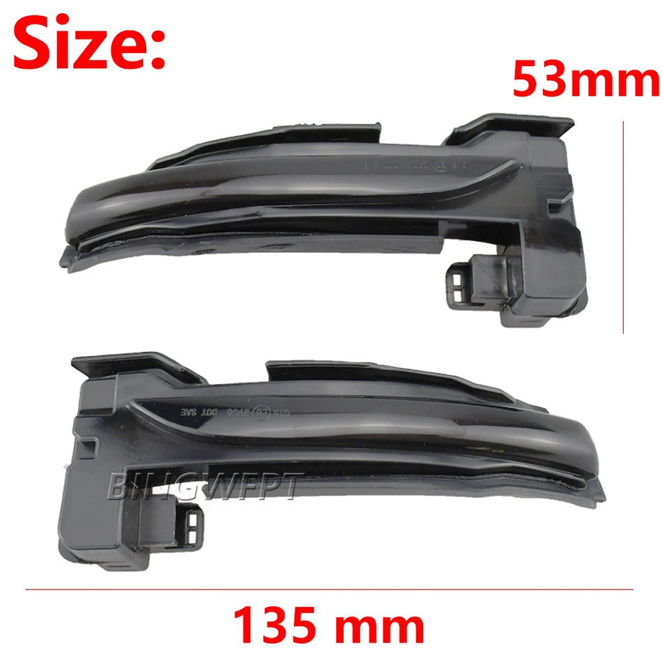 Luz de señal de giro LED dinámica para Ford Kuga Escape 2019-2022