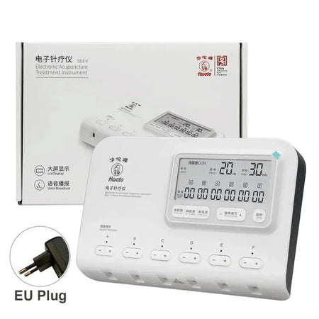 Vilnason 6-Channel EMS TENS Acupuncture &ndash; Six Outputs EU Plug-With Box