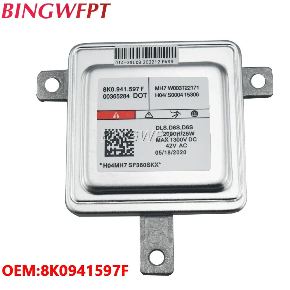 Unidade de Controlo de Faróis Xenon HID Ballast D8S D6S para VW Amarok