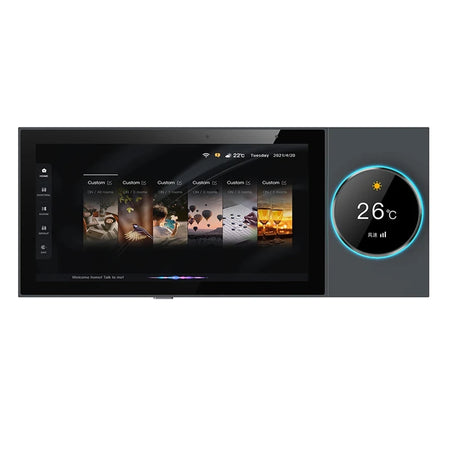 Ovatop Smart Home Control Panel - 6 Inch Touch Screen Zigbee Gateway &amp; Bluetooth Amplifier