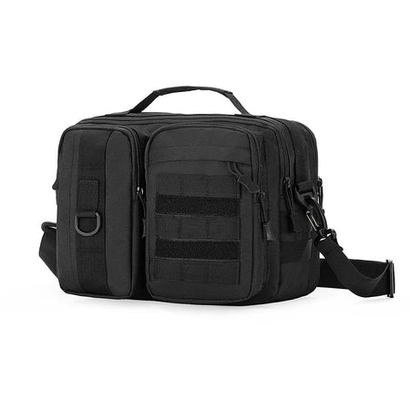 Trekking Tactical Handbags &ndash; Durable Nylon Molle Bag Black