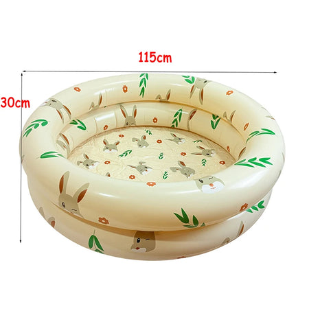 Baby PVC Inflatable Pool - Portable Toddler Pool Outdoor Play ATS30628 L