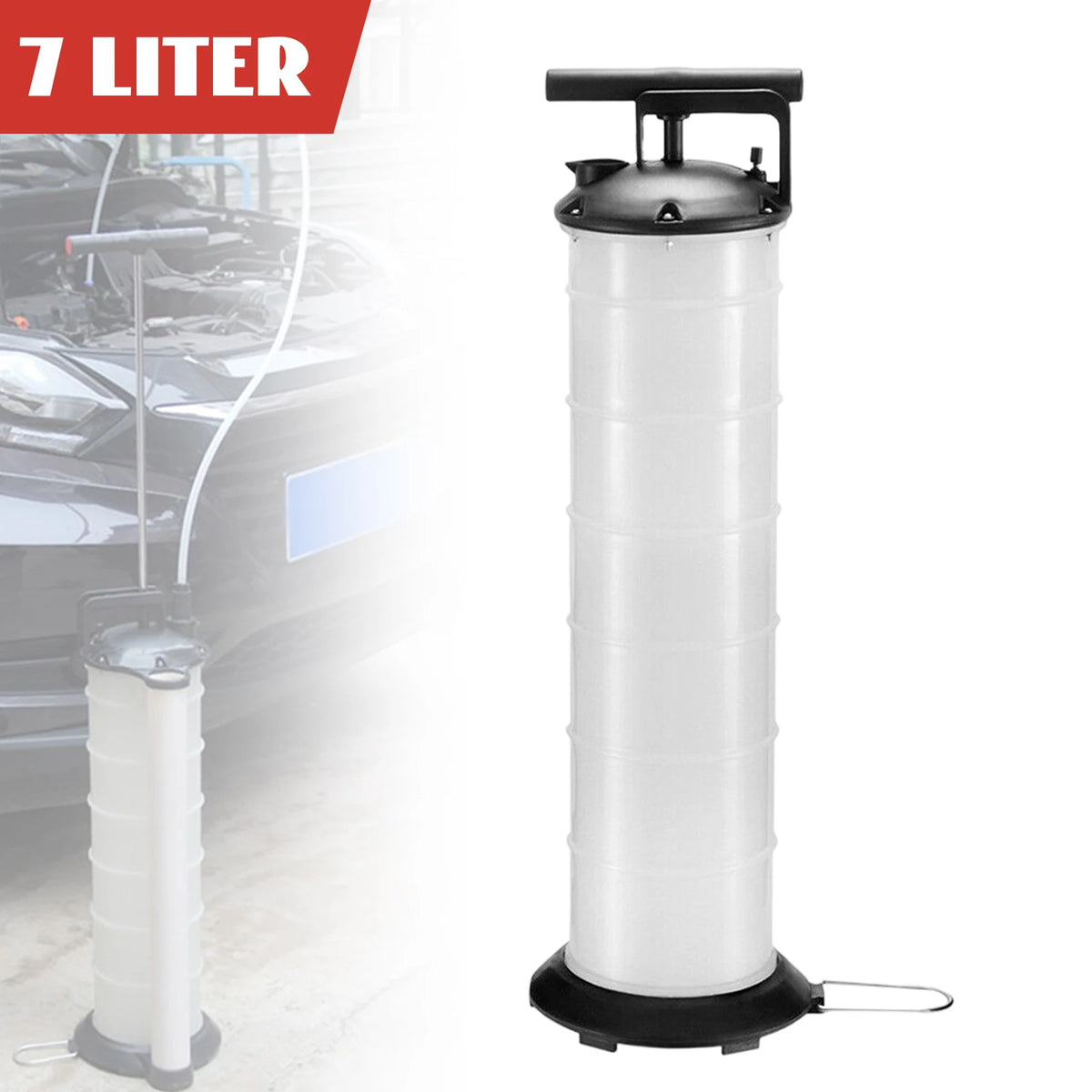 Manual Oil Extractor with 4 Hoses, 7L Oil Extractor, Liquid Extraction ...