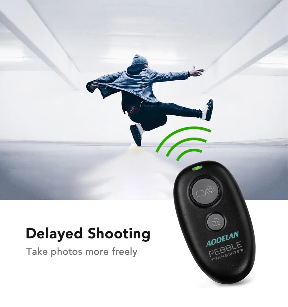 AODELAN Wireless Camera Shutter Release Remote for Canon, Sony, Nikon