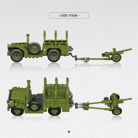 M3 Anti-tank Gun Building Blocks