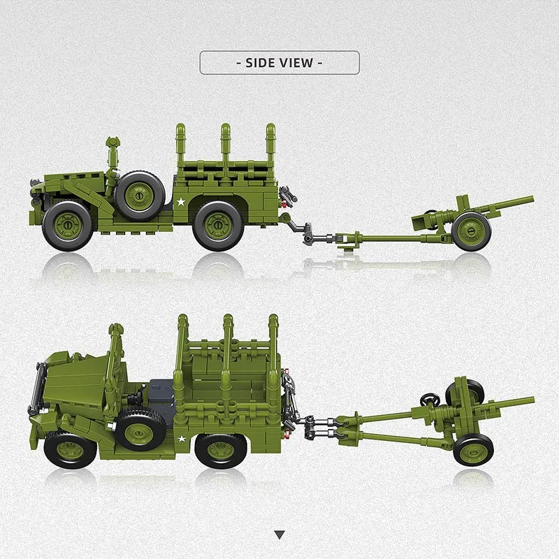 M3 Anti-tank Gun Building Blocks