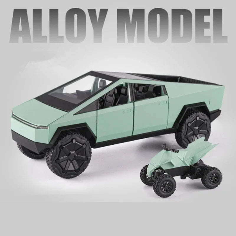 Maisto 1:24 Tesla Cybertruck Alloy Diecast Model Toy green