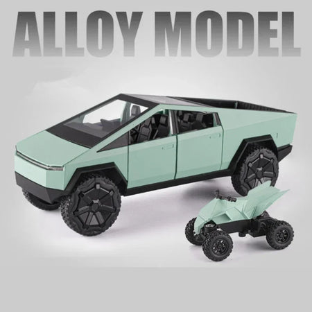 Maisto 1:24 Tesla Cybertruck Alloy Diecast Model Toy green