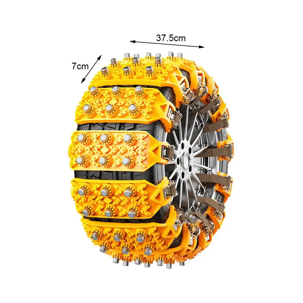 Car Snow Chains &ndash; Heavy Duty Anti Skid Performance Pro Plus