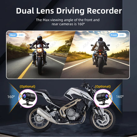 Motorcycle Recorder CarPlay Android Auto 6.25Inch &ndash; Remote
