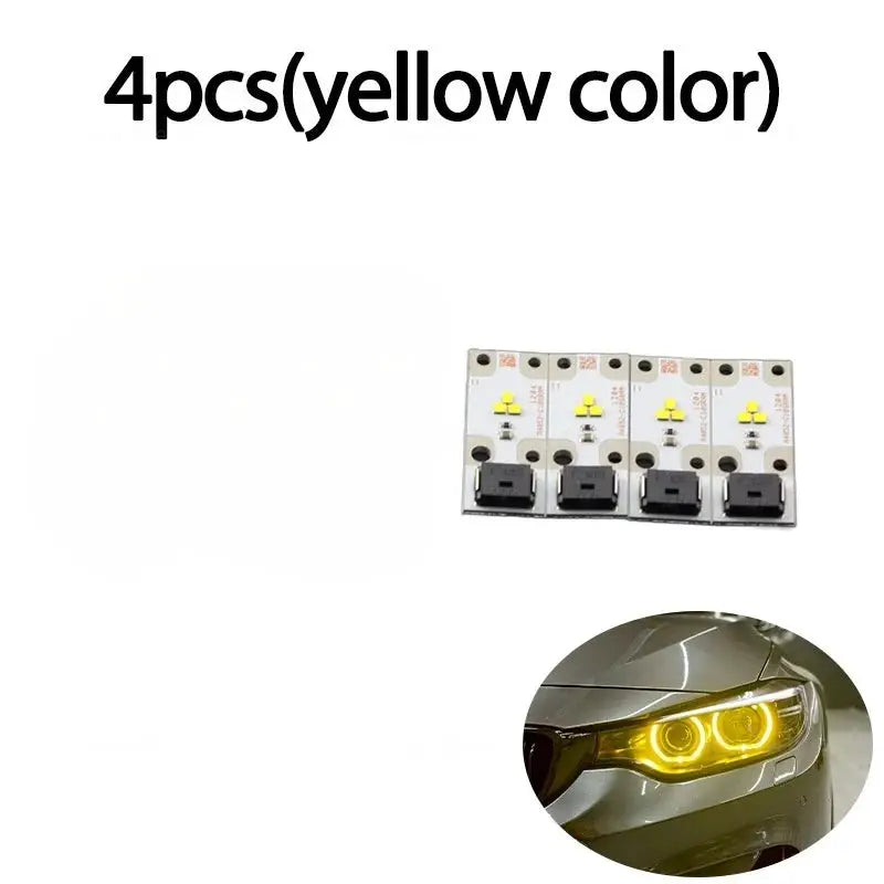 For BMW M3 F80 Pre-LCI Xenon Headlight 2014-2017 Yellow Daytime DRL Light Driving LED Angel Eye Maker Light Diode Board Chip by InterCyprus Trading Ltd