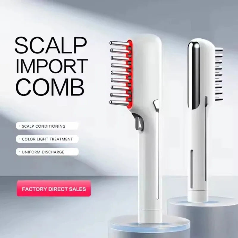 Electric Massage Comb LED Red Light Therapy - Hair Growth