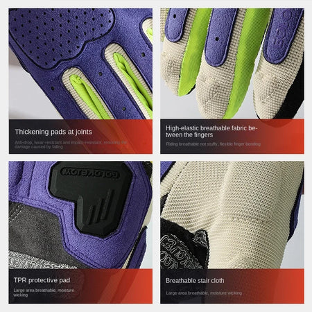 Summer Breathable Touch Screen Motorcycle Gloves for Men and Women