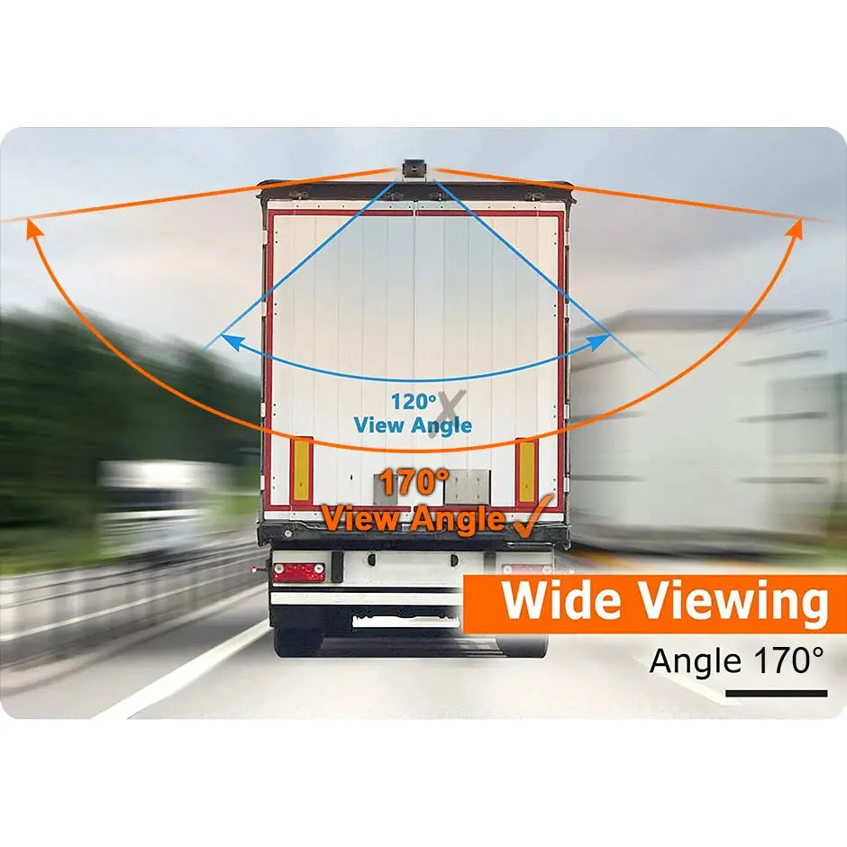 High Definition AHD 170 Degree Wide Angle Rear View Camera With Night Vision by InterCyprus Trading Ltd