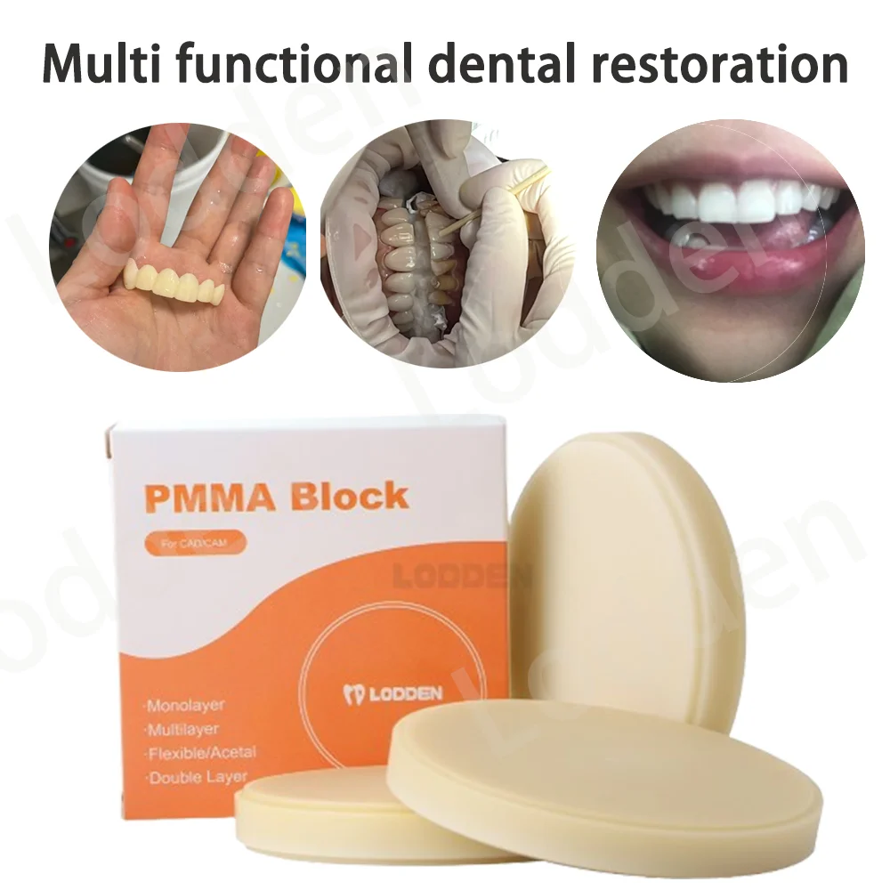 LODDEN Multilayer PMMA 98MM &ndash; Open Milling Dental Material