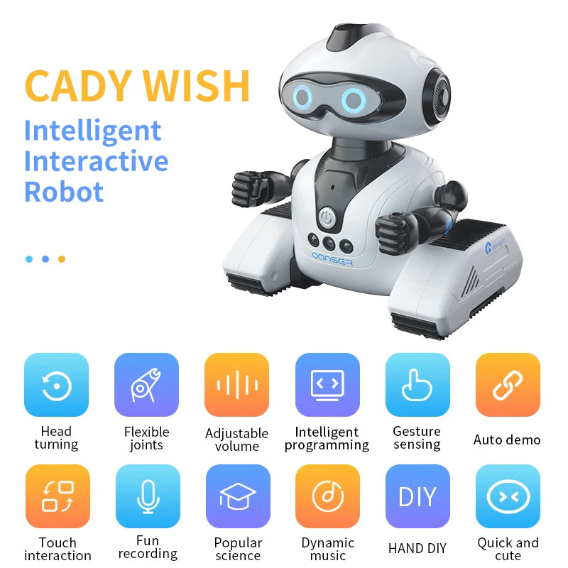 JJRC R22 Robot Toy &ndash; Gesture Sensing and Music Recording