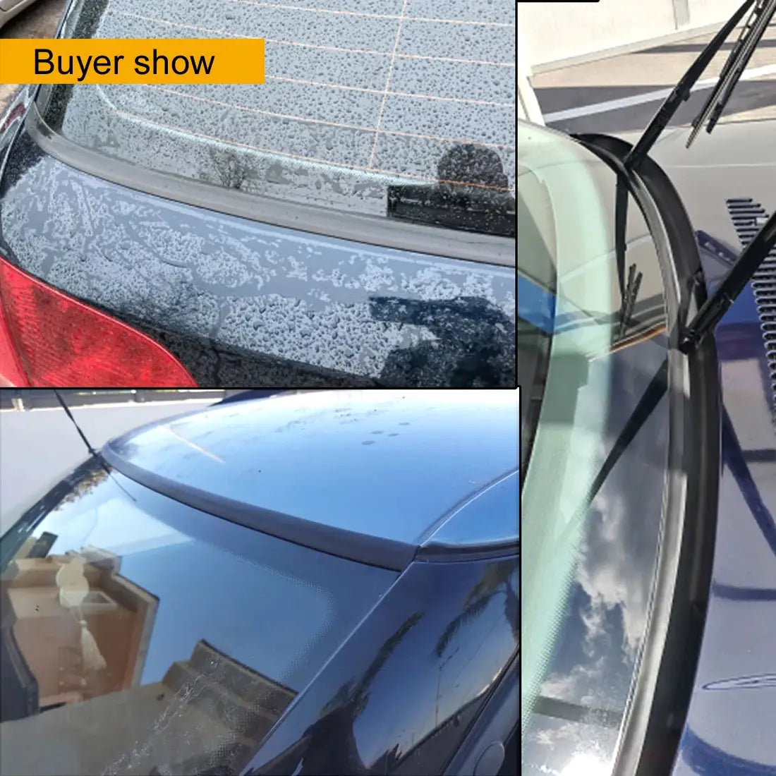 Type H Car Front Windshield Seals Rubber Rear Window Weatherstrip Sunroof Seal Strip Trim Moulding Sealing For BMW E46 E60 E90 by InterCyprus Trading Ltd
