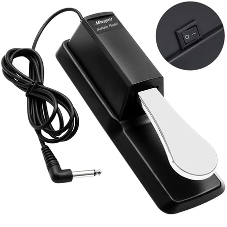 Miwayer Sustain Pedal with Polarity Switch &ndash; MIDI Ready
