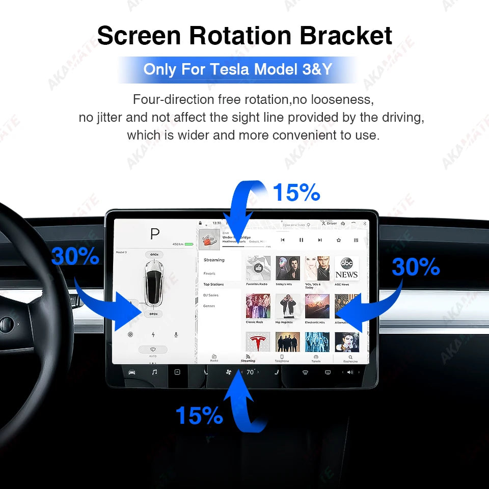 Tesla Model Y Model 3 Swivel Mount - Rotating Tilt Display