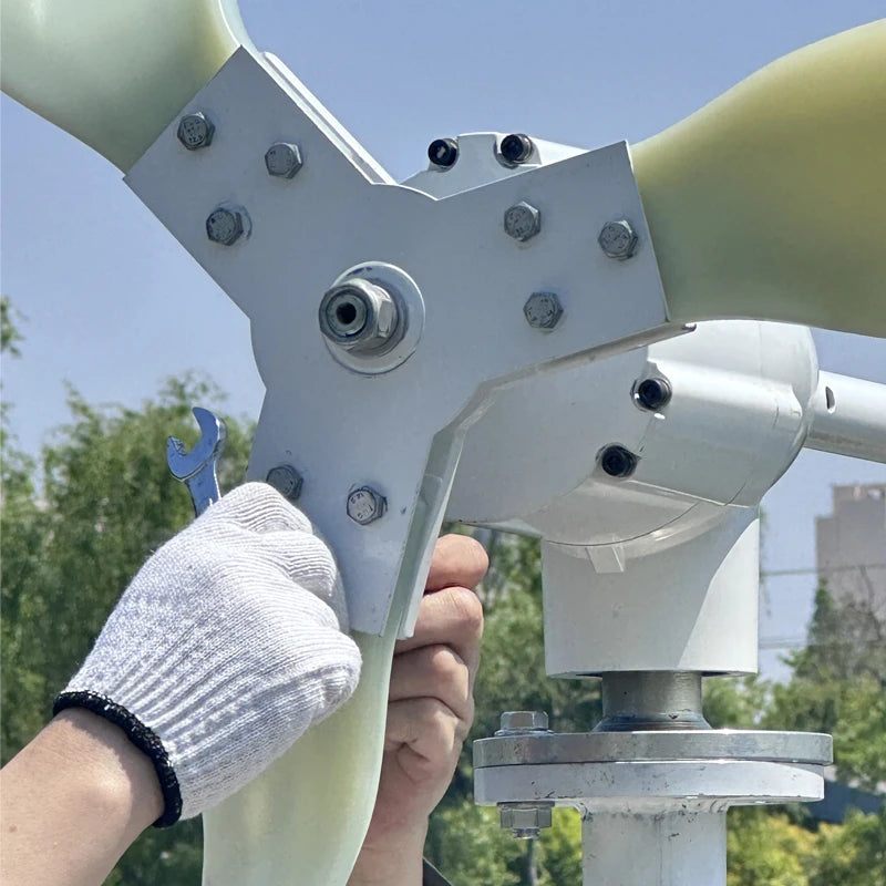 3 ašmenų 20KW 30KW 96V namų vėjo turbina su valdikliu