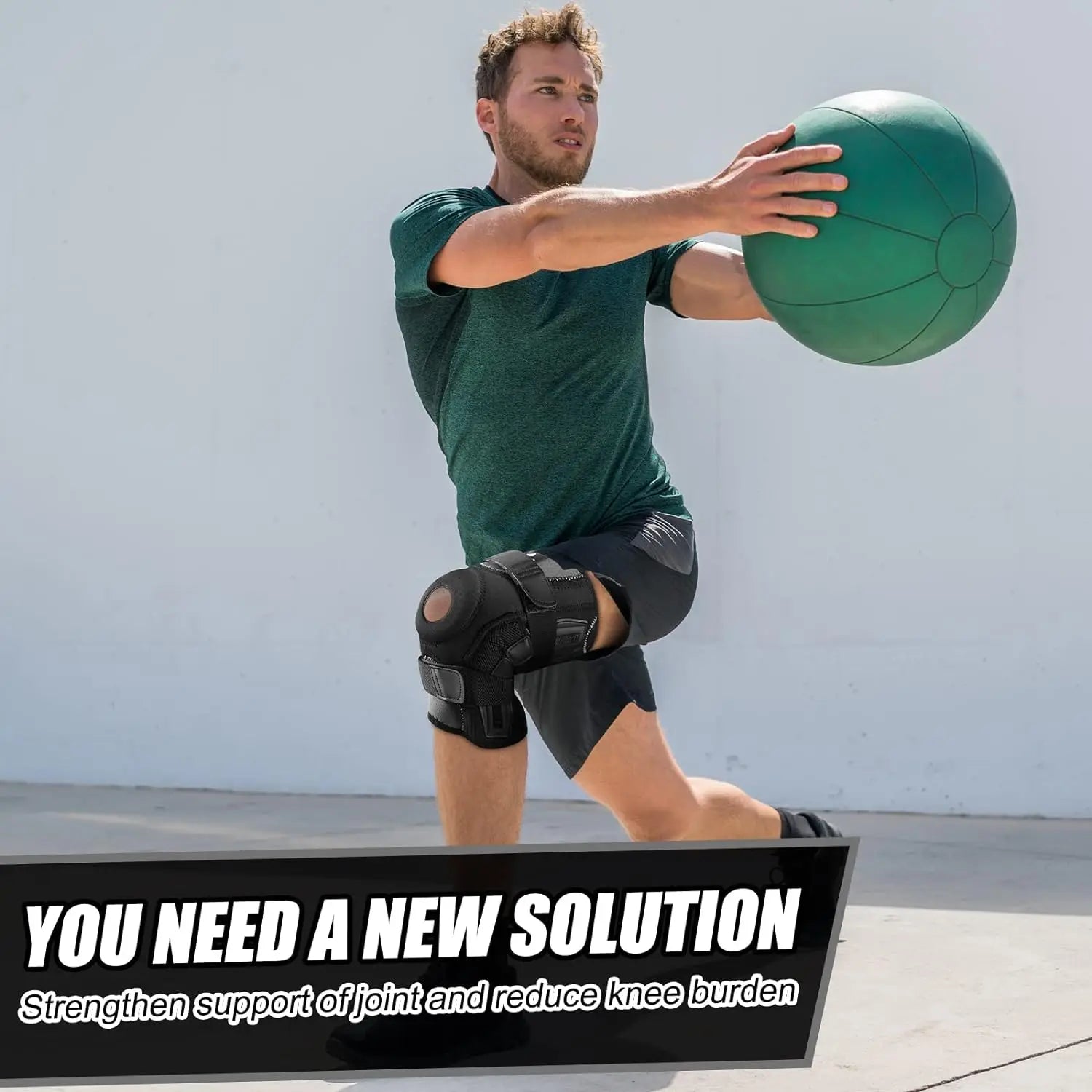 NEENCA Hinged Knee Brace Support for Knee Pain with Side Stabilizers&amp;Gel Pad Arthritis Meniscus Tear Knee Pain Relief, ACL, PCL