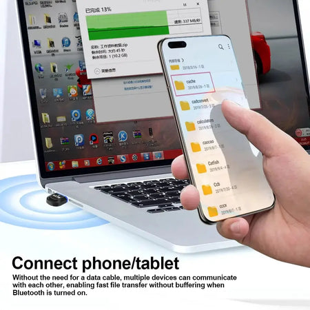 KEBIDUMEI USB Bluetooth 6.0 Adapter BT6.0 Dongle for PC Win11/10/8.1 Bluetooth Receiver Transmitter for Keyboard/Mouse/Headphone by InterCyprus Trading Ltd